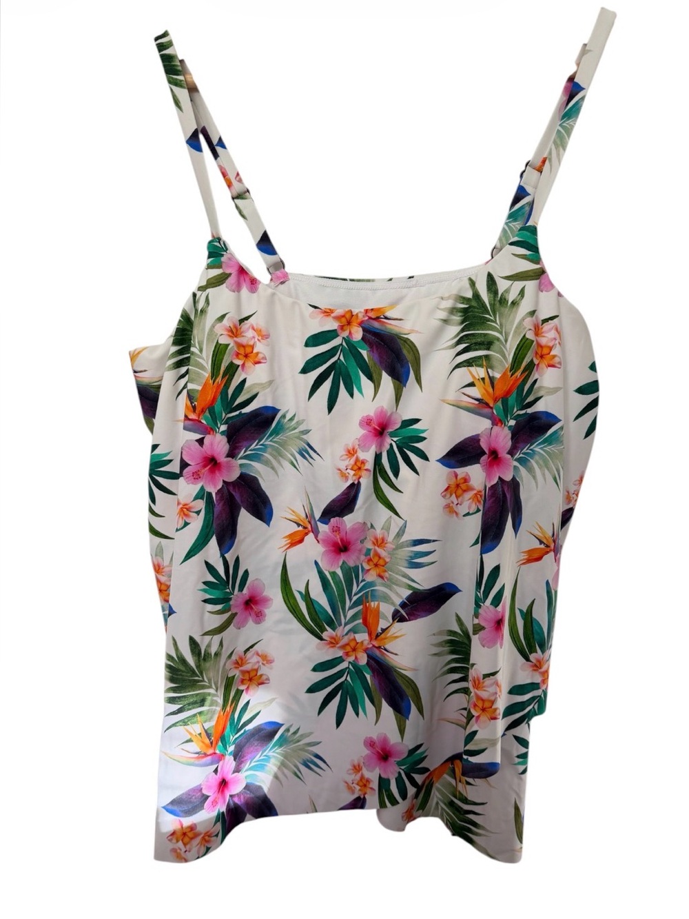 Island Escape Floral Tankini Top